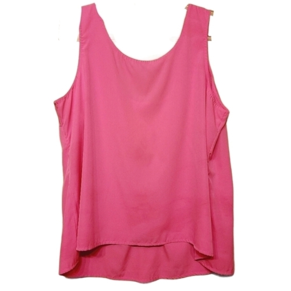 Eloquii | Hot Pink Embroidered Beaded Tank Blouse (Size 18/20) - Picture 15 of 15